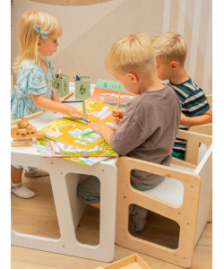 Bureau avec chaise, table et chaise, bureau pour enfants