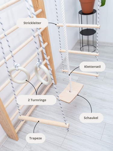 Espaliers pour enfants, structure d'escalade pour chambre d'enfant x245