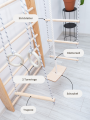 Espaliers pour enfants, structure d'escalade pour chambre d'enfant x245