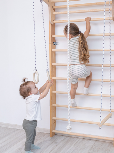 Échelle de gymnastique avec toboggan P320